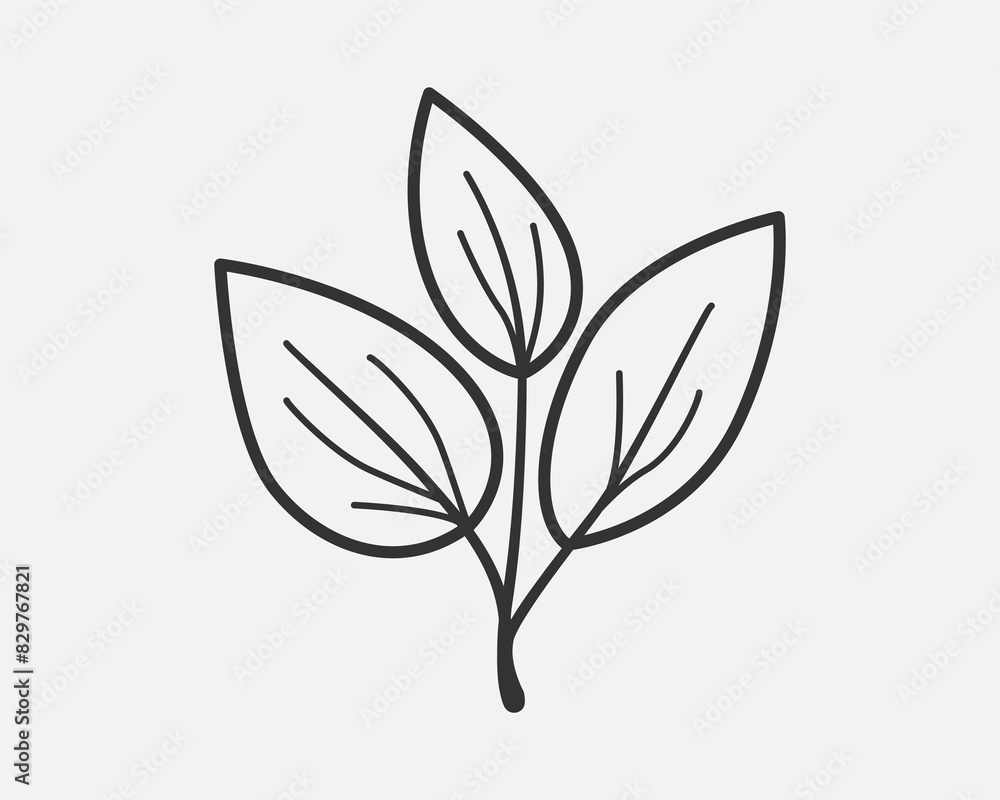 Sprout with leaf vector icon. Plant symbol of nature and environment. Sprout with leaf vector icon. Plant symbol of nature and environment.