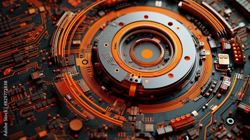 abstract background with circles abstract background with circles