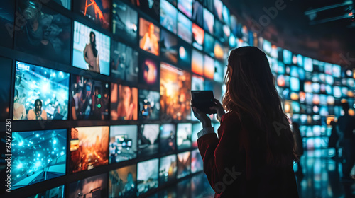 Video Marketing Excellence, video marketing excellence with an image showing captivating video content being shared across social media platforms photo