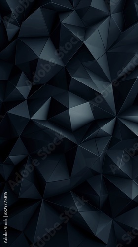 High-tech vertical dark background with triangular patterns and geometric shapes