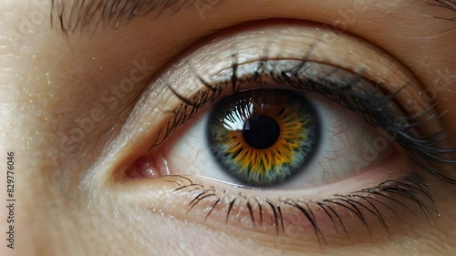 Gaze Unveiled: Capturing the Intricate Details of a Human Eye in Intense Focus