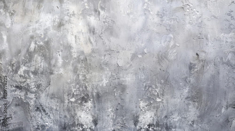 Obraz premium Stone wall made of cement. Slate plaster. Gray material texture. Composition for construction in interior and exterior.