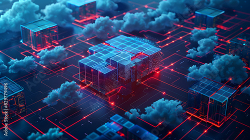 Container Orchestration Platforms, container orchestration platforms within a data center concept with an image depicting Kubernetes clusters
