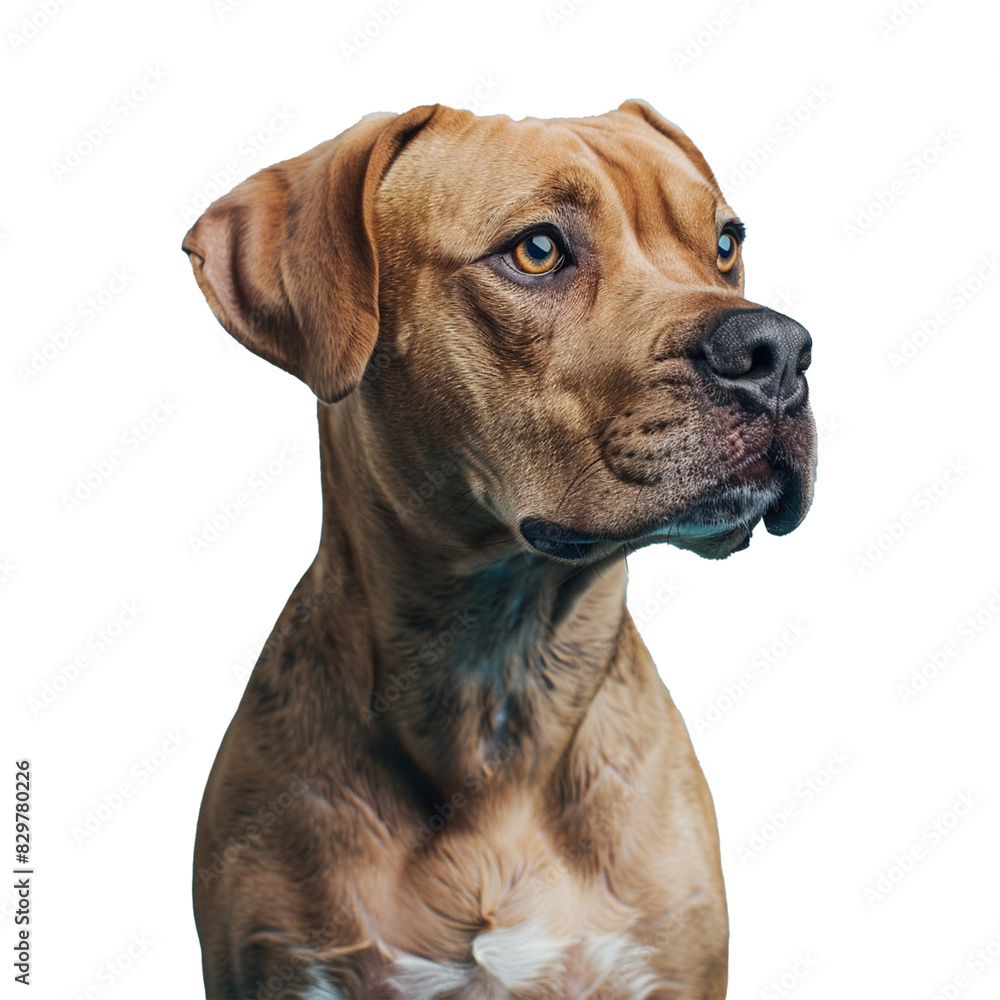 A dog isolated on transparent background, Ai Generative A dog isolated on transparent background, Ai Generative