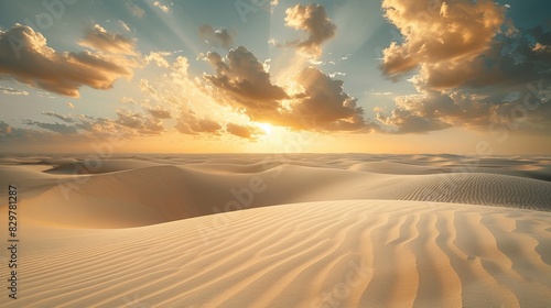 Lencois Maranhenses. A dazzling landscape of dunes and rain lakes. Natural rainwater pool in white sand desert. Nature and travel concept.