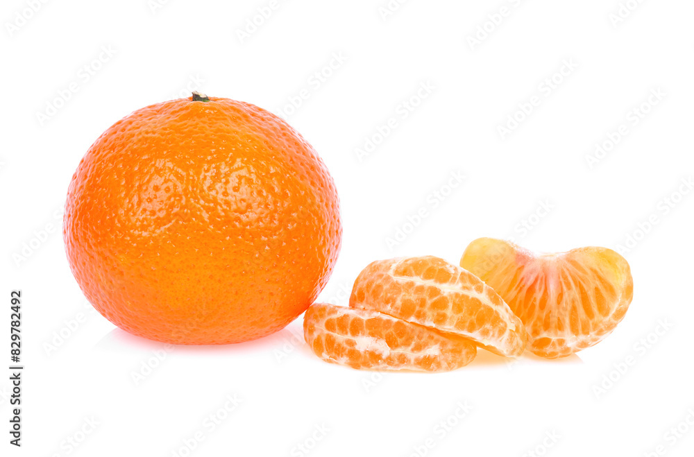 mandarin orange isolated on white background mandarin orange isolated on white background