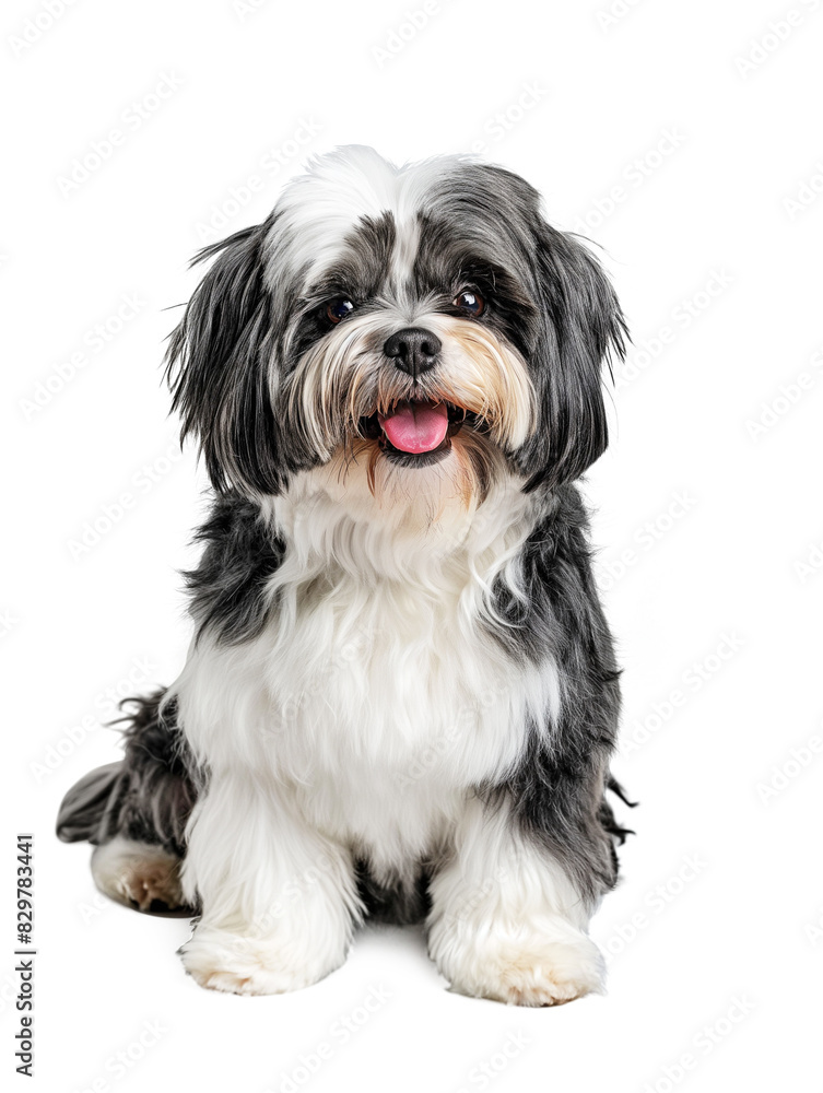 shih-tzu dog isolate on transparent background shih-tzu dog isolate on transparent background