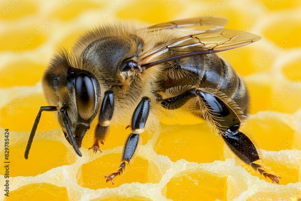 Winter survival bees hibernate in hive, nourishing on stored honey to sustain through cold season Winter survival bees hibernate in hive, nourishing on stored honey to sustain through cold season