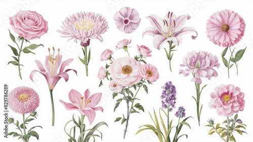 Wallpaper Mural Decorative Floral Ensemble Art Piece Torontodigital.ca