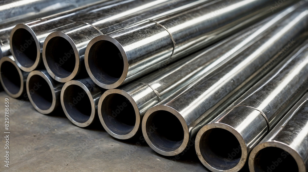 high-quality steel pipe, focusing on the smooth, polished surface and intricate details high-quality steel pipe, focusing on the smooth, polished surface and intricate details