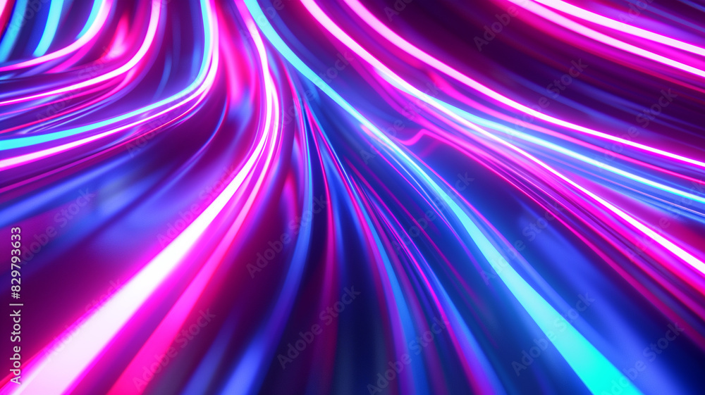 Neon Waves of Light Neon Waves of Light