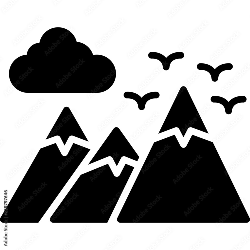 Mountain Icon Mountain Icon
