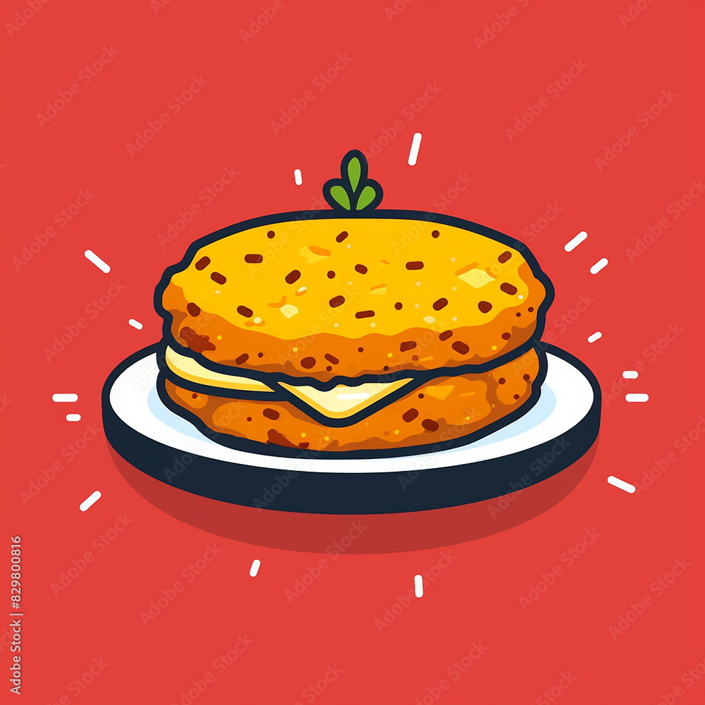 Chicken_Parmesan_Modern_Line_Icon_Vector_Line_Art_Cut Chicken_Parmesan_Modern_Line_Icon_Vector_Line_Art_Cut