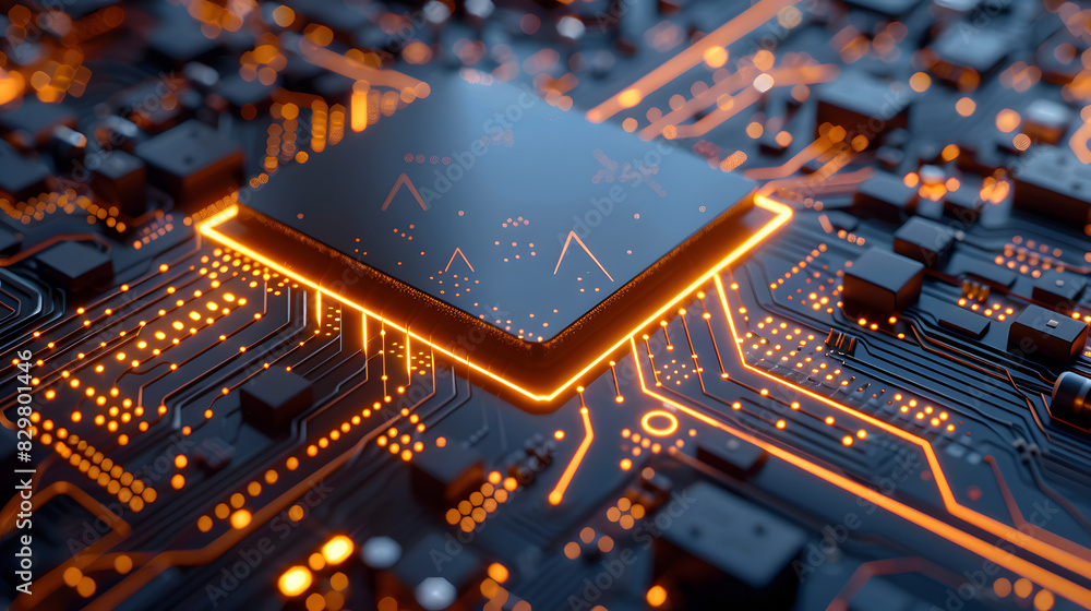 Central Computer Processors CPU concept Central Computer Processors CPU concept