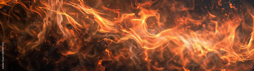 Fire and Flames, Close-up of flames, Heat and Intensity, Fiery Energy Fire and Flames, Close-up of flames, Heat and Intensity, Fiery Energy