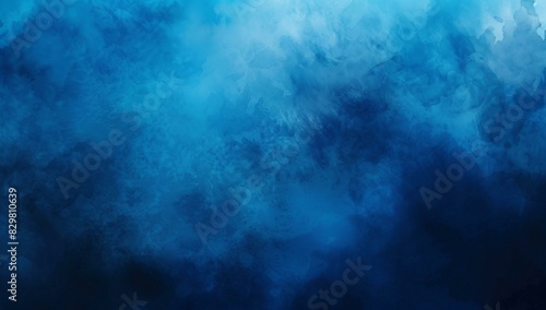 A vivid abstract background with Dark blue to blue watercolor