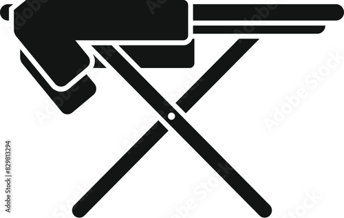 Director's chair silhouette symbolizing leadership and authority in the film industry vector illustration of an empty canvas folding seat for a director in the entertainment and filmmaking industry