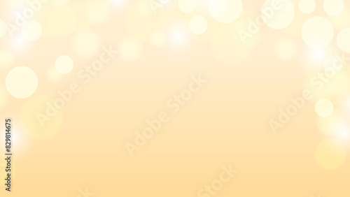 Vector yellow Bokeh Shiny Background.
