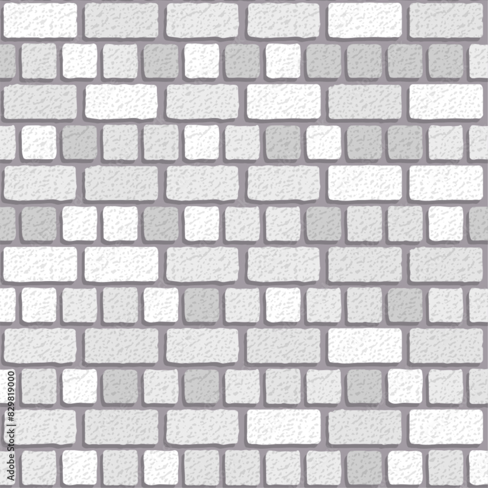 Realistic vector grey English brick wall seamless pattern. Flat grey and white wall texture. Simple grunge stone, textured brick background for print, paper, design, decor, photo background. Realistic vector grey English brick wall seamless pattern. Flat grey and white wall texture. Simple grunge stone, textured brick background for print, paper, design, decor, photo background.