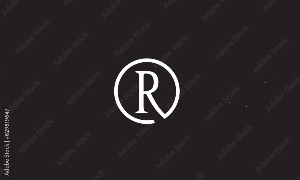 R, RR , R , Abstract Letters Logo Monogram R, RR , R , Abstract Letters Logo Monogram