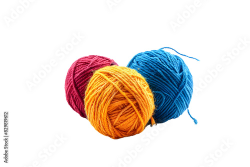 Yarn Preparation Material isolated on transparent background