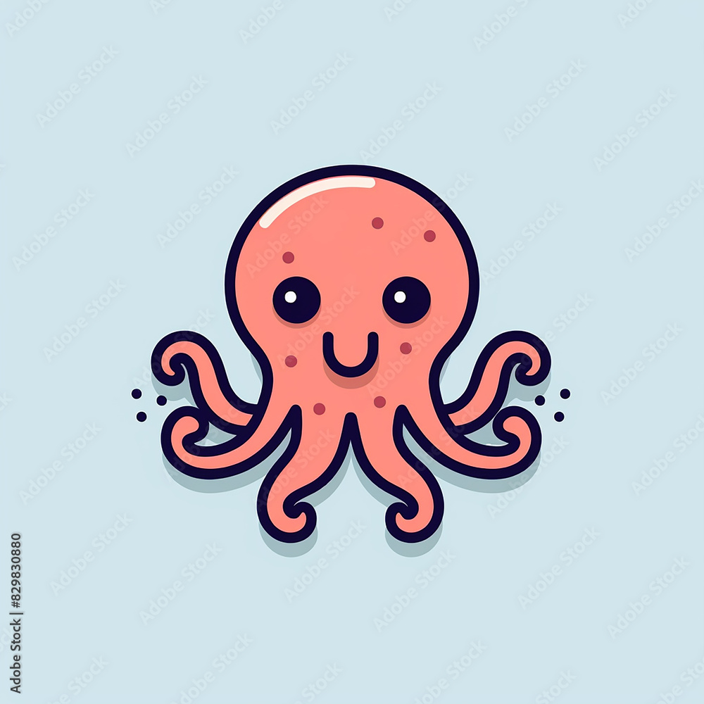 Octopus_Modern_Line_Icon_Vector_Line_Art_CuteIcon_Des Octopus_Modern_Line_Icon_Vector_Line_Art_CuteIcon_Des