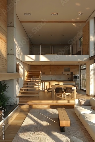 Modern Duplex Apartment Design