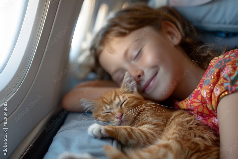 Happy child in bright summer clothes with her cat in the airplane cabin --ar 3:2 --stylize 250 Job ID: 223ff717-733f-4f5d-a953-f2817e1afeaf Happy child in bright summer clothes with her cat in the airplane cabin --ar 3:2 --stylize 250 Job ID: 223ff717-733f-4f5d-a953-f2817e1afeaf