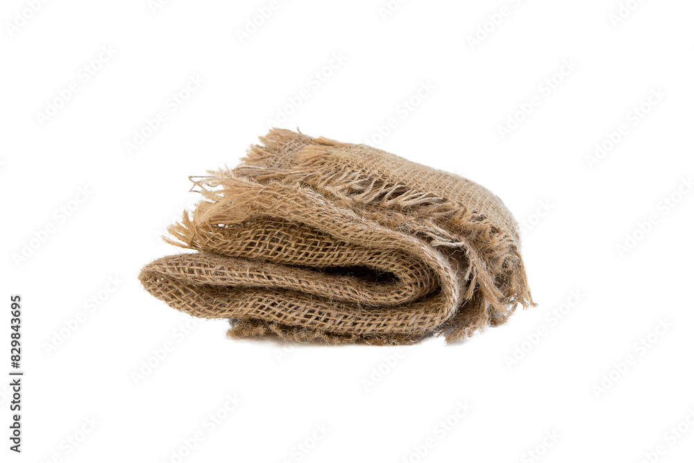 Burlap fabric on transparent background PNG Burlap fabric on transparent background PNG