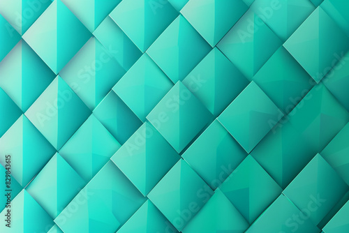 Turquoise enhances this vibrant gradient geometric diamond pattern with a fresh and vital feel.