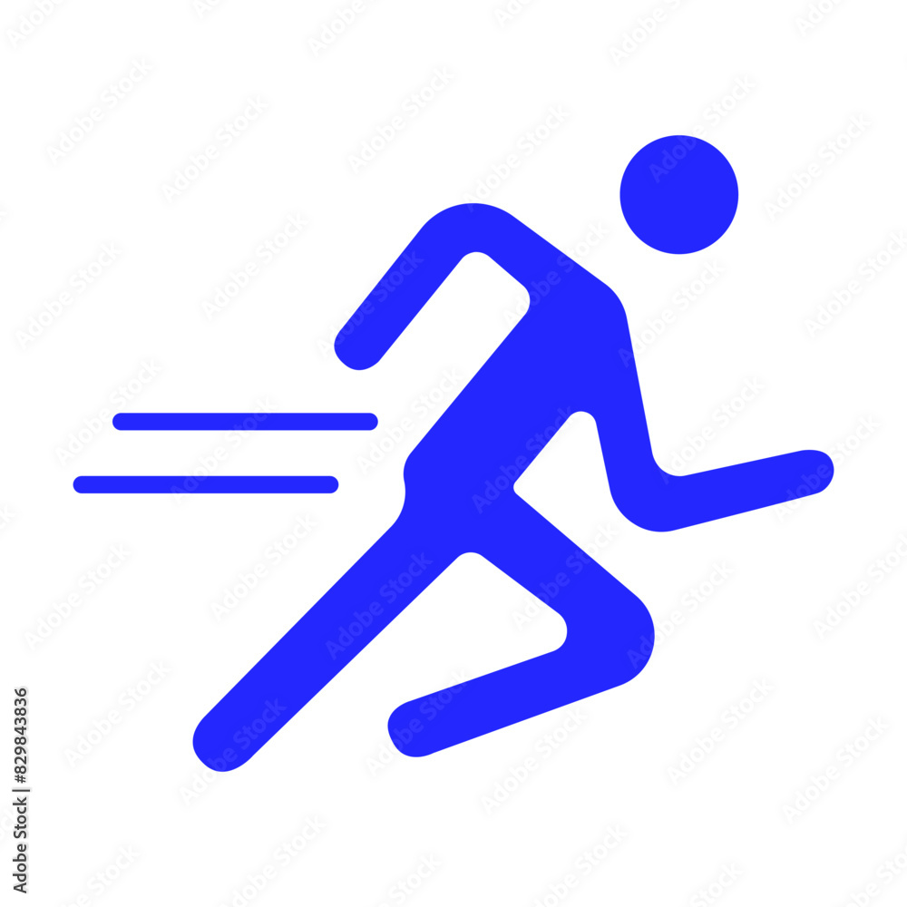 Running set icon. Person running, fast movement, physical exercise, fitness, athlete, jogging, sports activity, health, cardio workout, dynamic motion. Running set icon. Person running, fast movement, physical exercise, fitness, athlete, jogging, sports activity, health, cardio workout, dynamic motion.