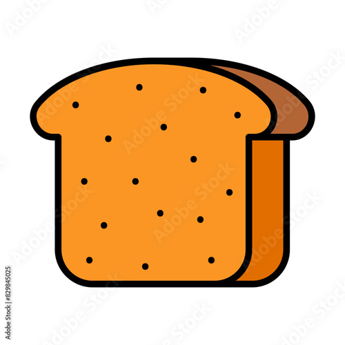 Bread set icon. Baguette, baked goods, bakery, fresh bread, carbohydrate, culinary, food, sandwich ingredient, crusty loaf, artisanal.
