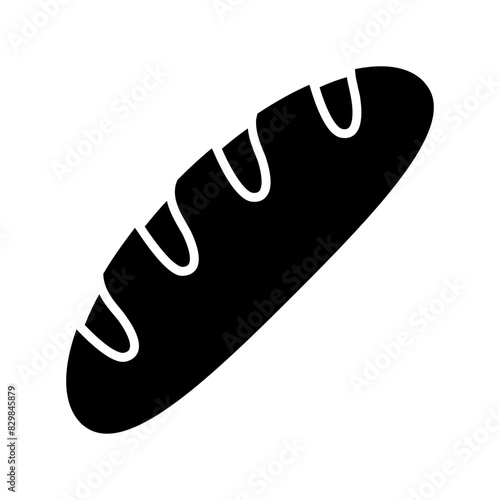 Bread set icon. Baguette, baked goods, bakery, fresh bread, carbohydrate, culinary, food, sandwich ingredient, crusty loaf, artisanal.