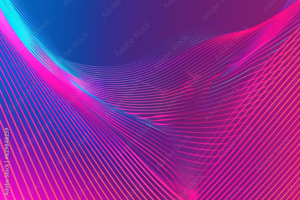 Exciting energy in a gradient dynamic lines background with magenta and electric blue. Exciting energy in a gradient dynamic lines background with magenta and electric blue.