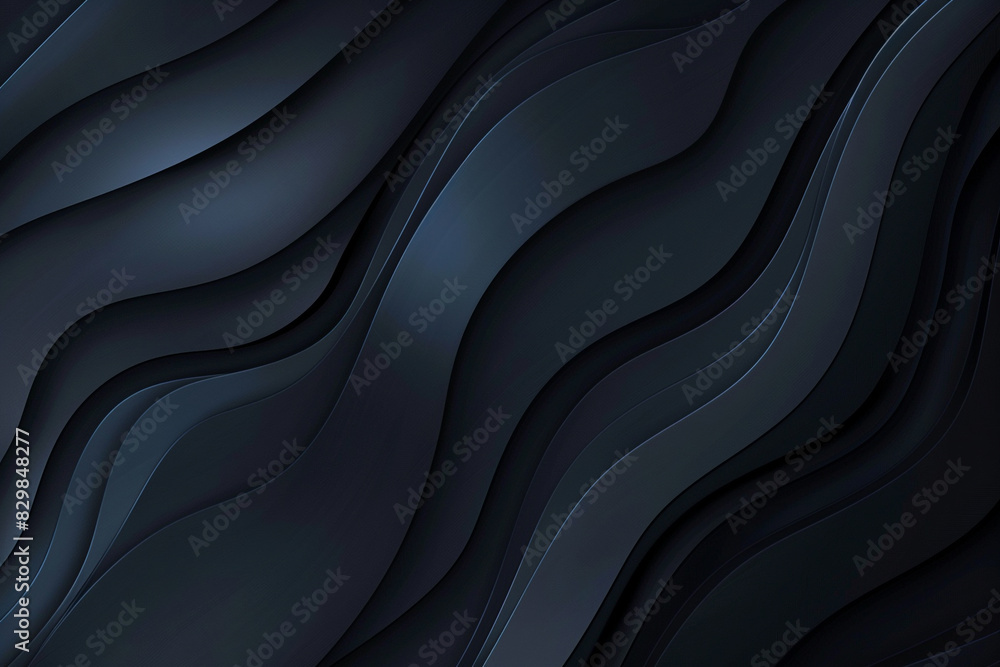 Fototapeta premium Deep shades of navy blue and charcoal adding a sophisticated touch in a dynamic gradient.