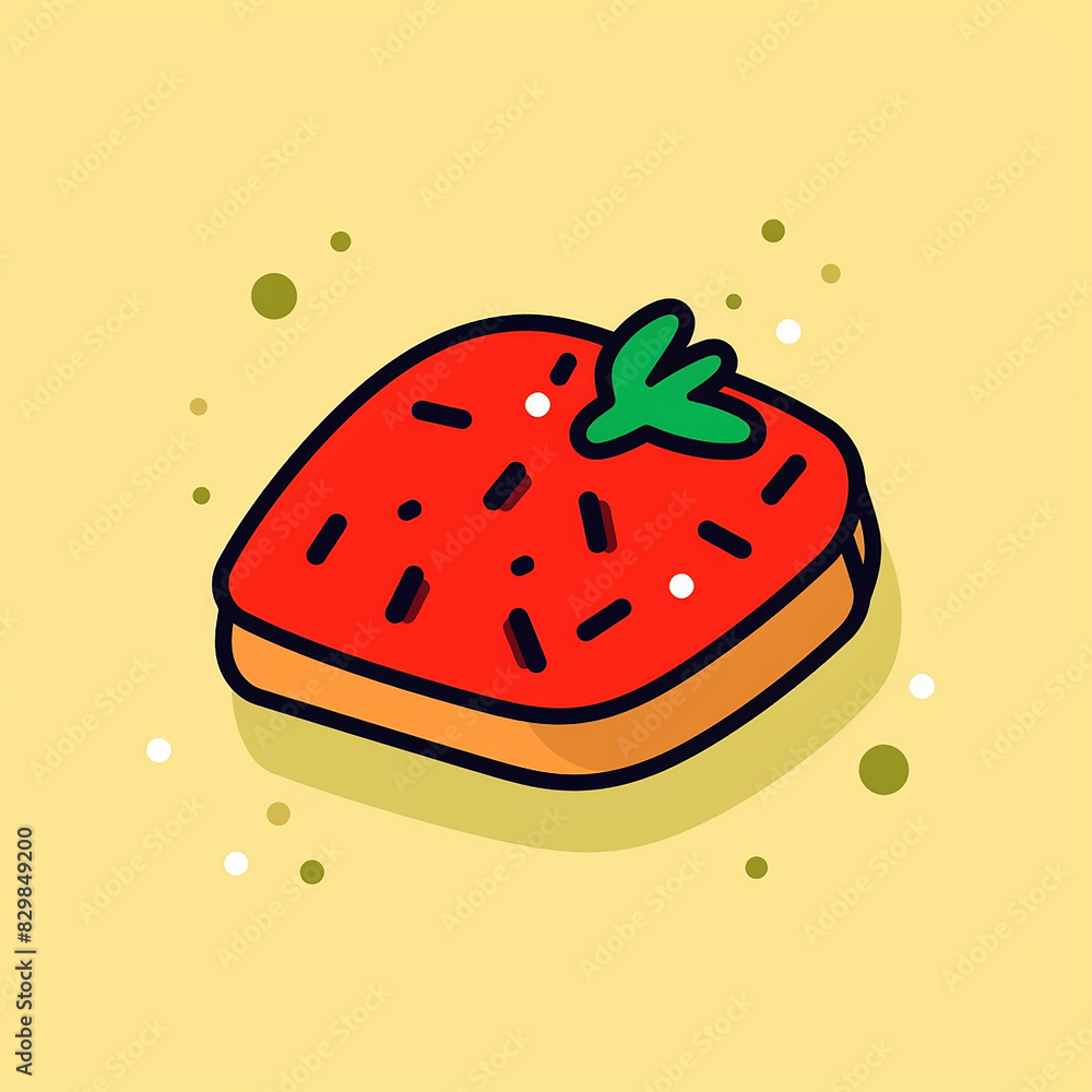 Tomato_Bruschetta_Modern_Line_Icon_Vector_Line_Art_Cu Tomato_Bruschetta_Modern_Line_Icon_Vector_Line_Art_Cu