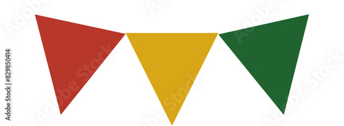 Free Download red green yellow juneteenth theme decorative illustration - GFXLoad