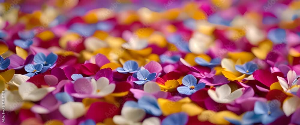 a collection of petals from various kinds of colorful flowers a collection of petals from various kinds of colorful flowers