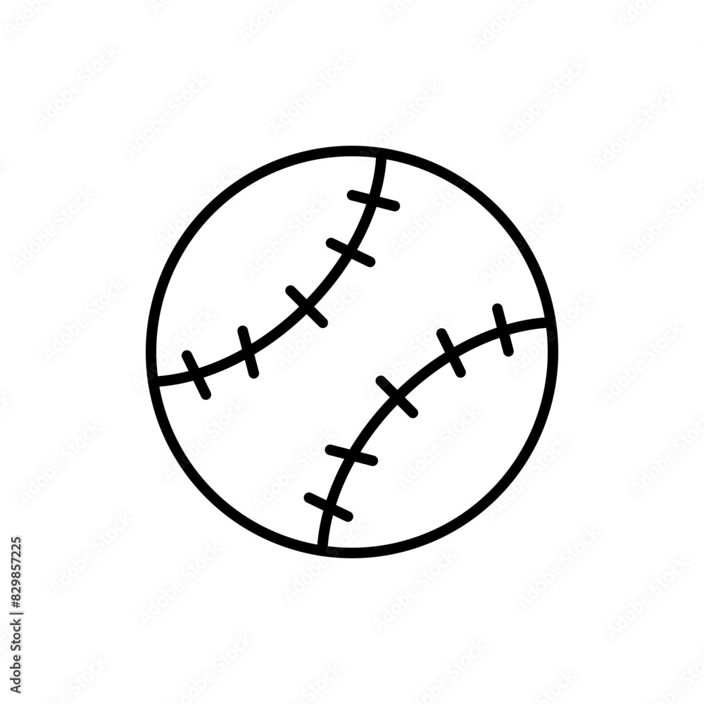 Baseball outline icons, minimalist vector illustration ,simple transparent graphic element .Isolated on white background Baseball outline icons, minimalist vector illustration ,simple transparent graphic element .Isolated on white background