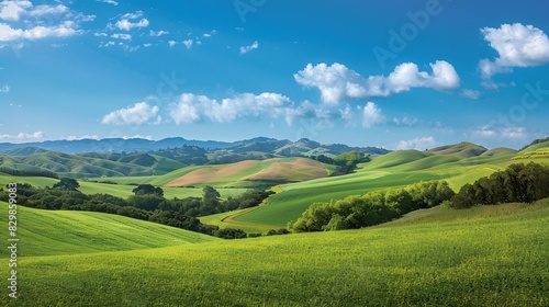 Serene landscape photography , Biotechnology farm , Agricultural biotechnology