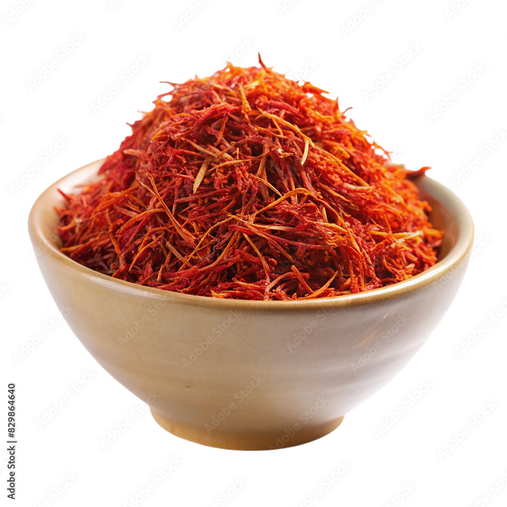 Fototapeta premium A bowl of red food on transparent background