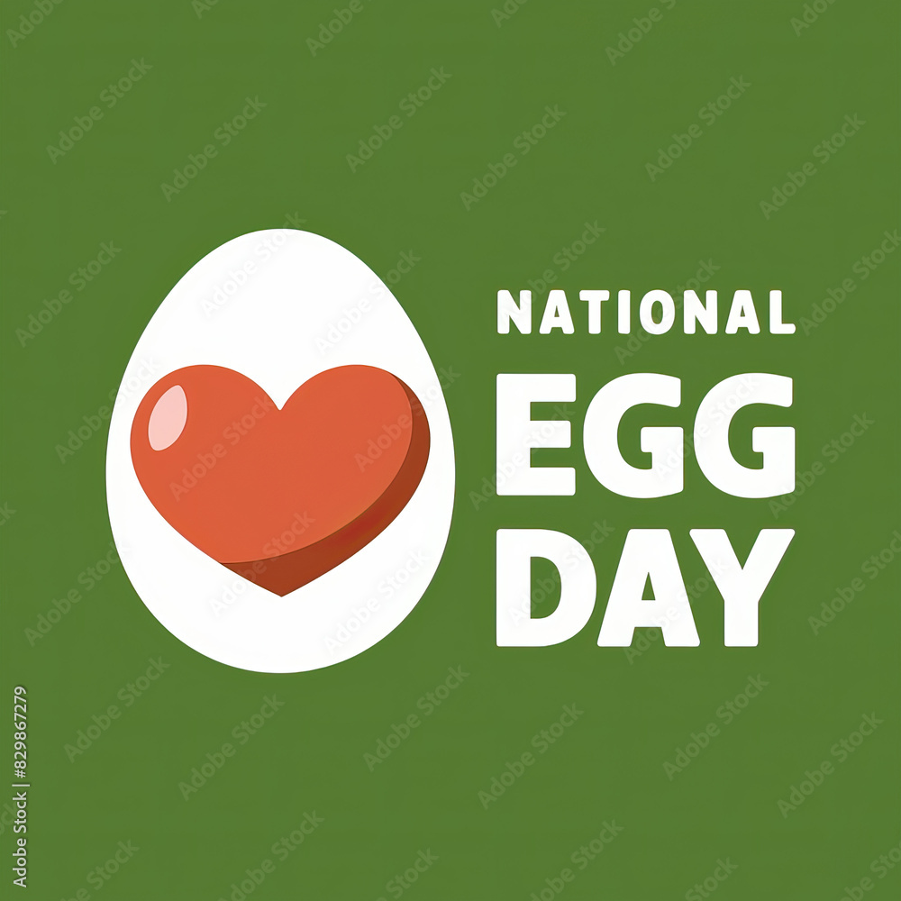 Egg Day, National Egg Day, National Egg Day Poster, for celebration. World Egg Day. illustration