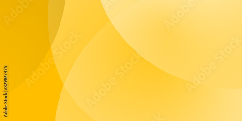 Abstract background with yellow curve and dark shadow color. Vector illustration	