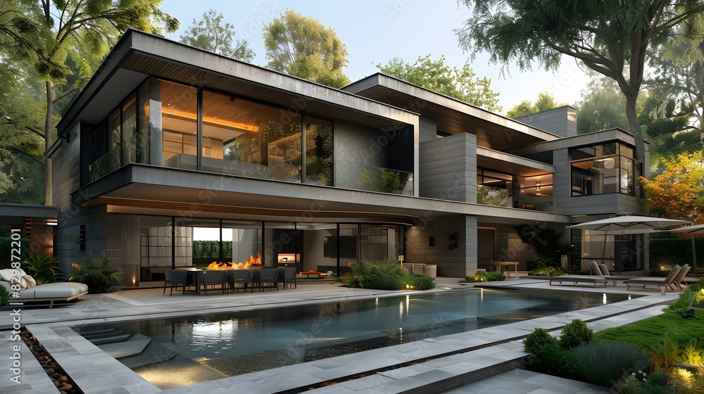 Fototapeta premium Modern House