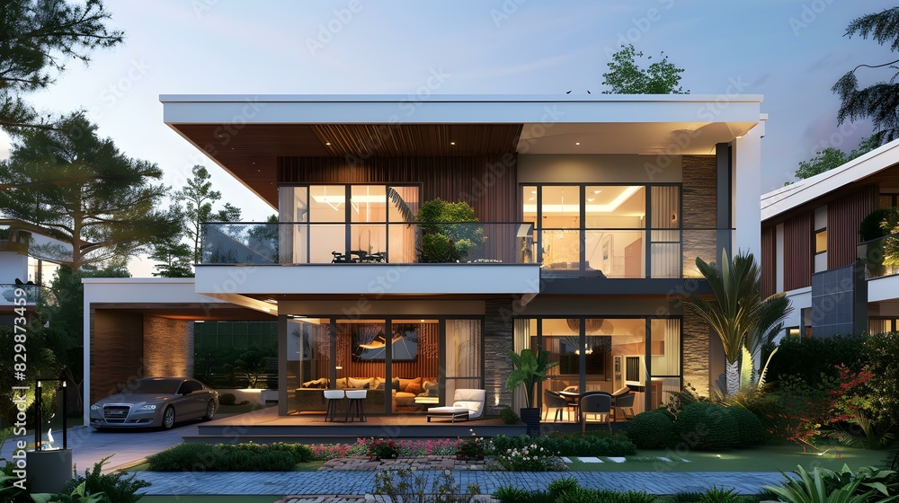 Modern style villa Modern style villa