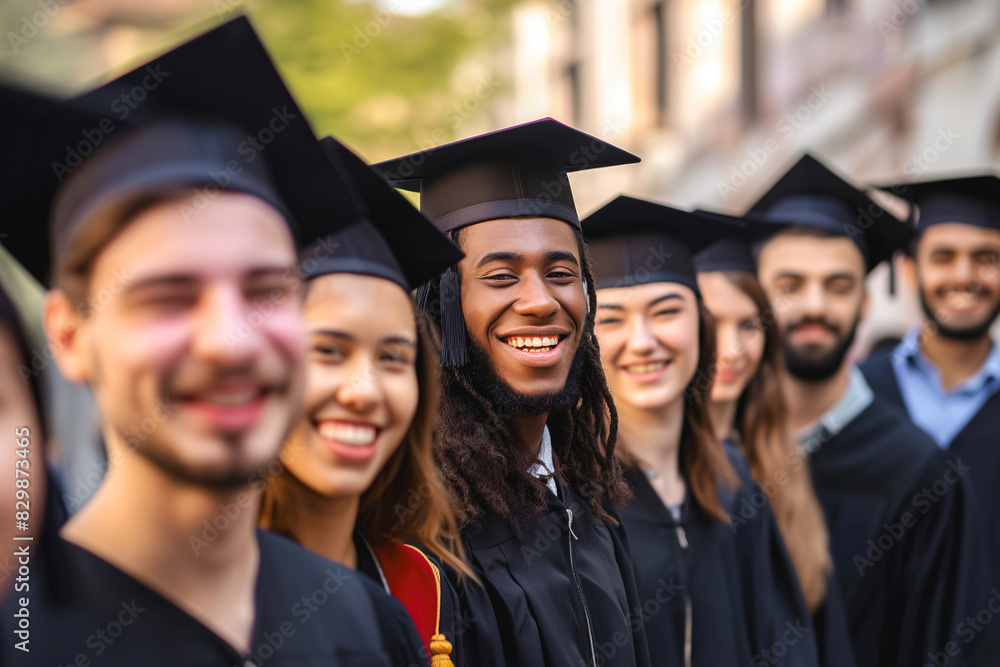 Young black Graduate with Bright Future Young black Graduate with Bright Future