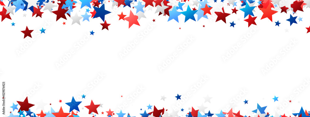 Cascade of Patriotic Stars Cascade of Patriotic Stars