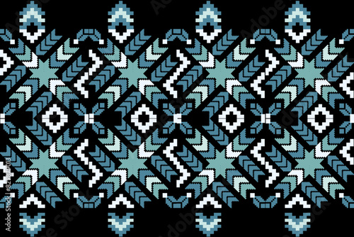geometric pattern. seamless ,Traditional ethnic,thai pattern, fabric pattern for textiles,rugs, wallpaper, clothing, sarong, batik,wrap,embroidery,print, background,cover,vector illustration