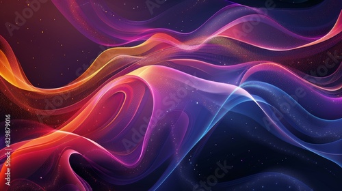 Abstract Tapestry of Vivid Colors
