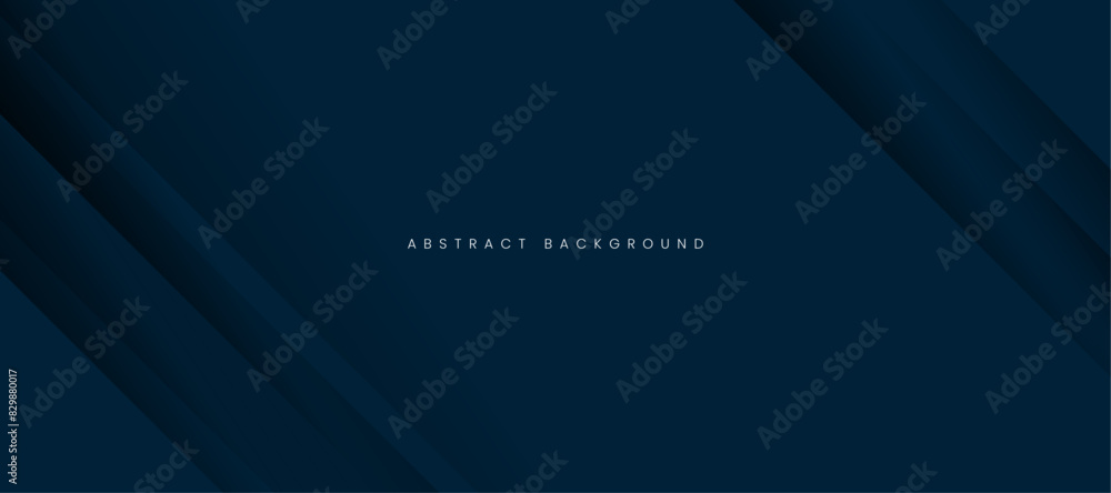 Three-dimensional dark blue abstract background